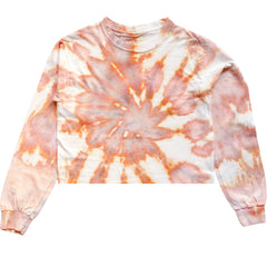 Snowdyed L/S Crop Tee (Summer Dream)