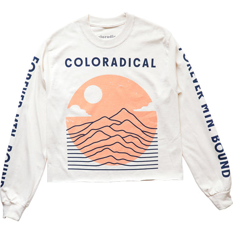 Vibrations Long Sleeve Crop Tee